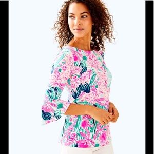 Lilly Pulitzer Fontaine Bell Sleeve Top